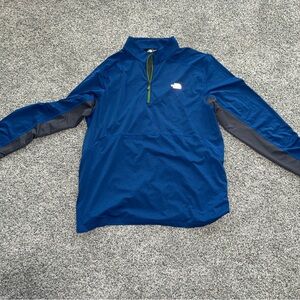 Blue North Face ski jacket